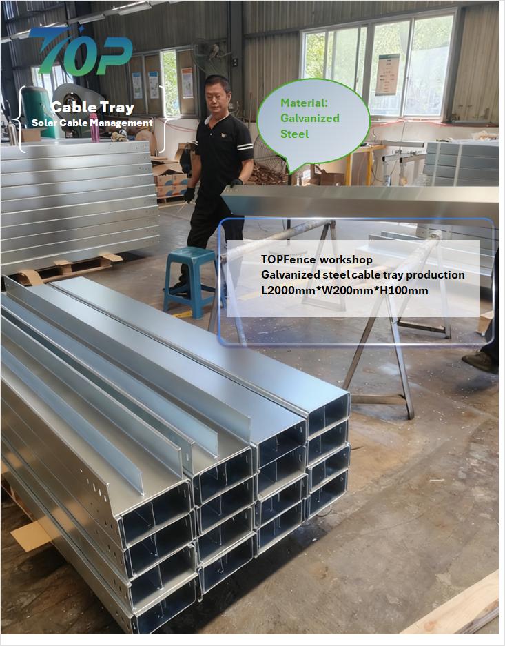 Galvanizli Solar Kablo Kanalı Üretimi ve Sevkiyatı
