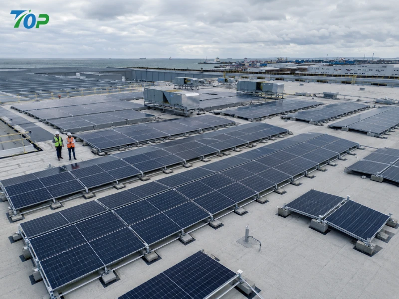 Nüfuz Etmeyen Düz Çatı Solar Balast Montaj Sistemi: Ticari Çatı Üstü PV Projeleri için Mühendislik Düzeyinde Su Geçirmez Çözüm