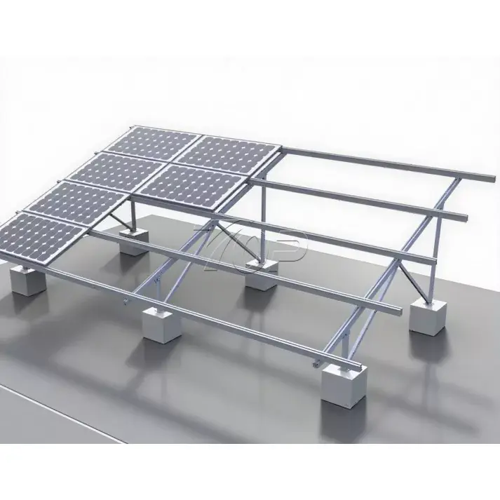 Beton Temel Solar Montajlı Zemin PV Desteği
