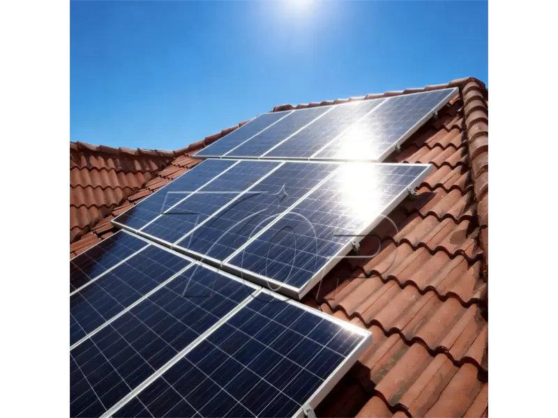 Solar Tile Roof Mounting Structures