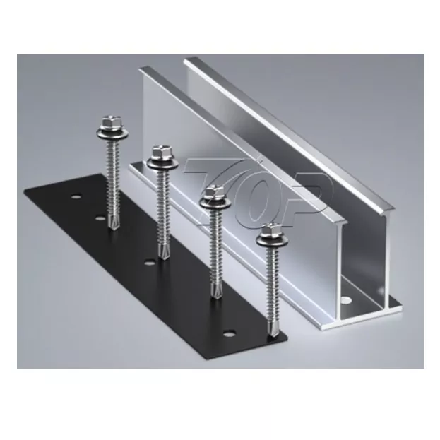 Metal Çatı Güneş Paneli Montajı için Mini Ray