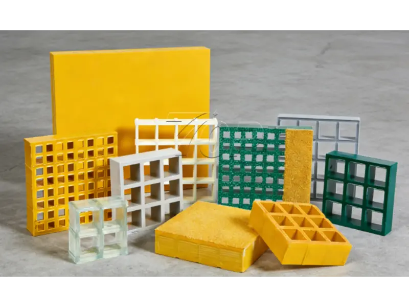 Güneş Enerjili Çatı Fiberglas Izgarası FRP Geçit